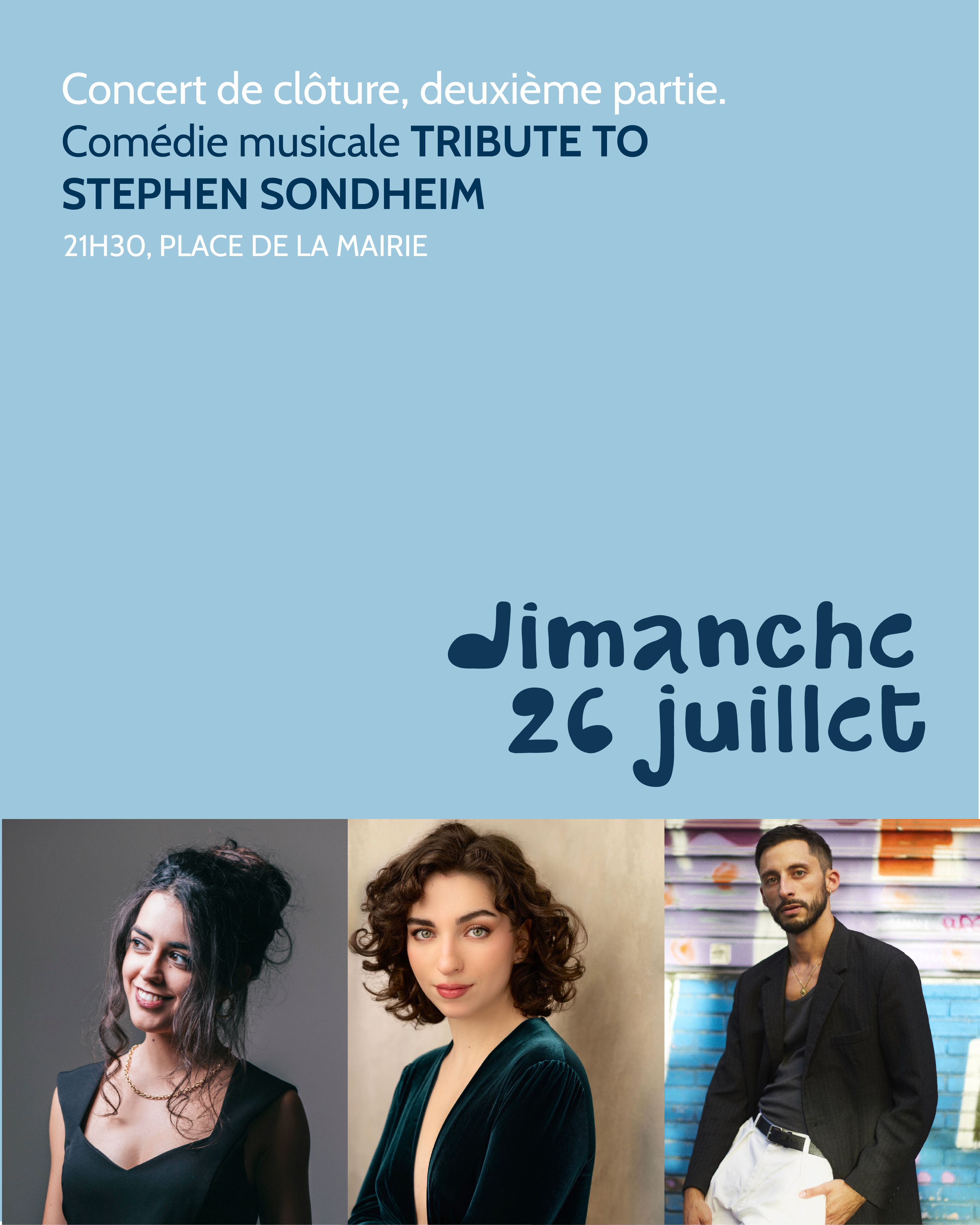 Stephen Sondheim Tribute Neima Naouri Pablo Campos Margherita Gruden Festival de l'AUtre Saison